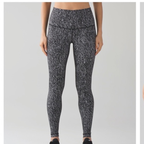 lululemon athletica Pants - Lululemon Wunder Under Pant (Hi-Rise) Black/White